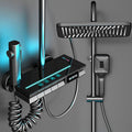 Set de Duș SmartLux Black - Cu Afișaj Digital și Funcție Termostatică, BSL5
