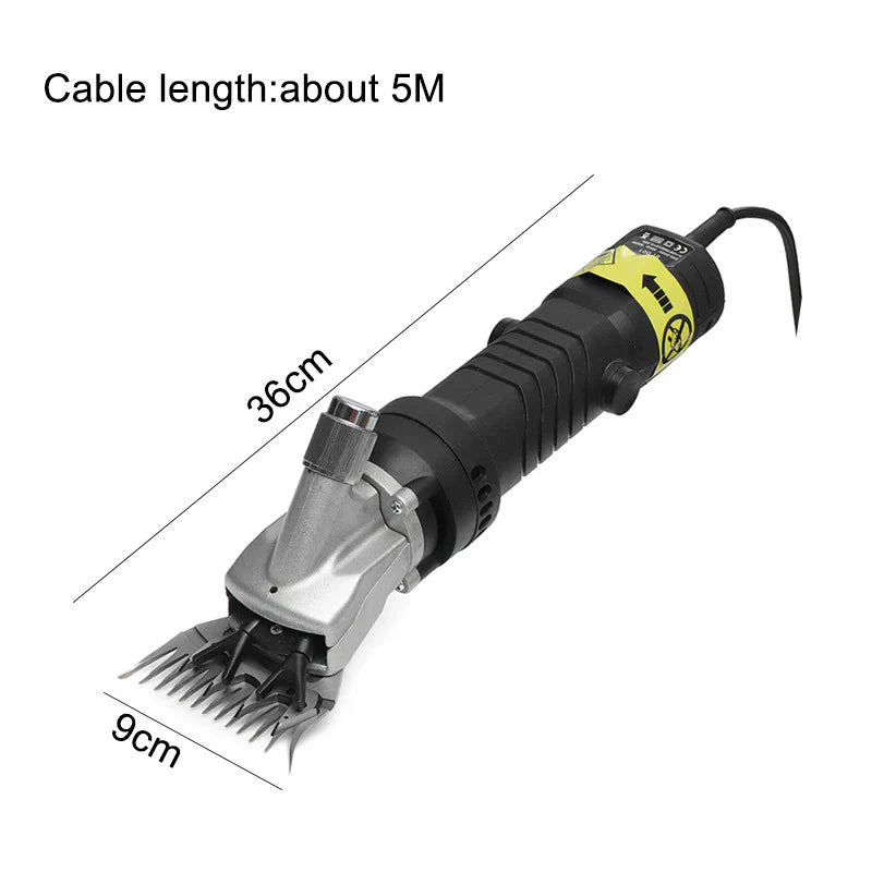 Aparat profesional pentru tuns oi, 900W, 6 viteze, lamă 13 dinți