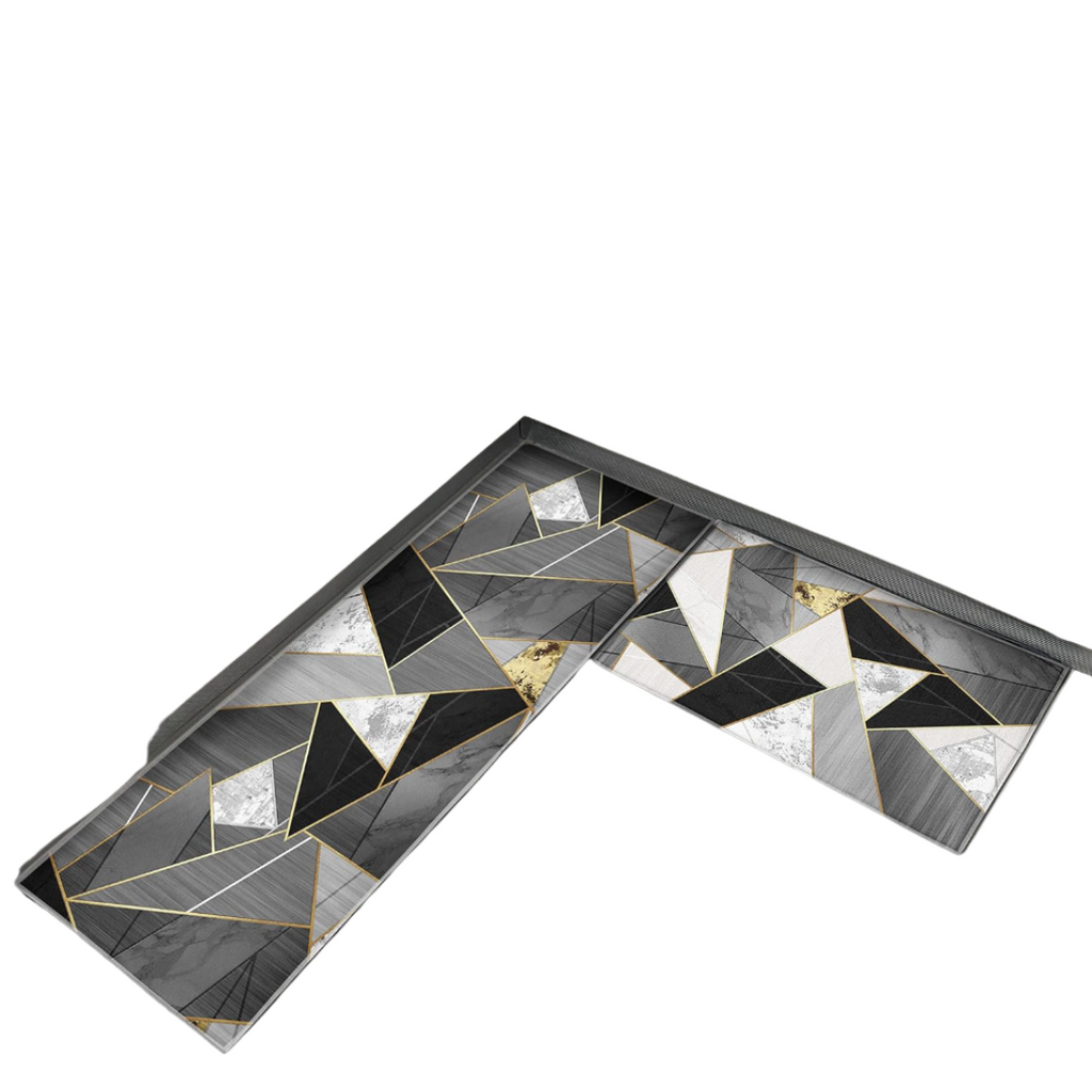 set 2 covoras GRI 150x43 cm / 75x43