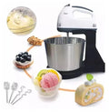 Mixer cu Bol din Inox, 350 W, 7 viteze, 2 Teluri, 2 Spirale.