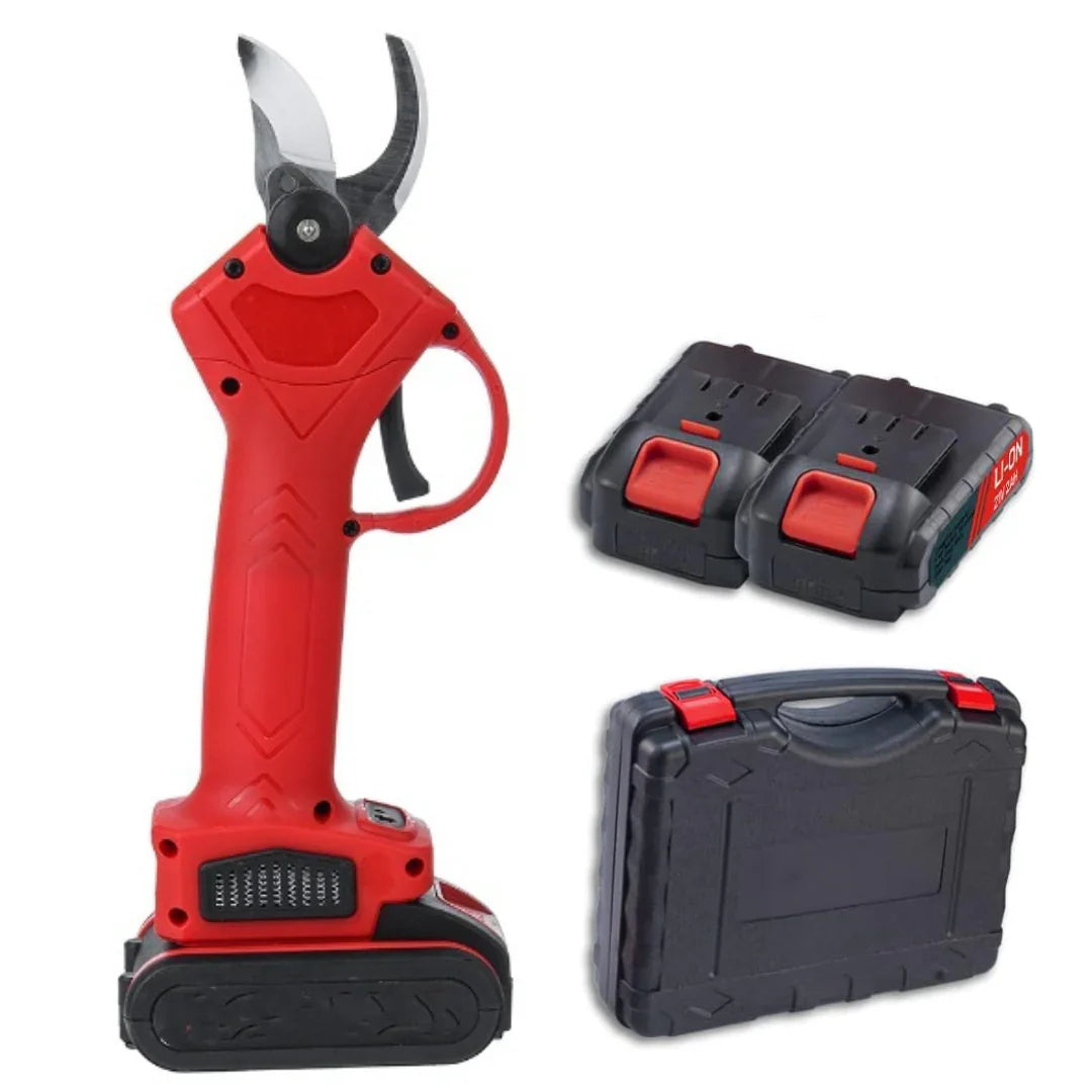 Foarfeca electrica pentru vita de vie si crengi , cu 2 Acumulatori 36V + Set 4 ghem de sfoara 100 gr