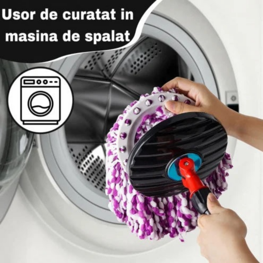 MOP ROTATIV CU 4 REZERVE MOP + 1 REZERVA COVOR