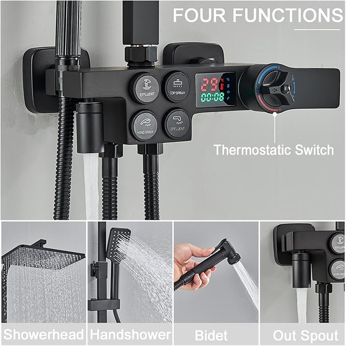 Set de dus termostatic