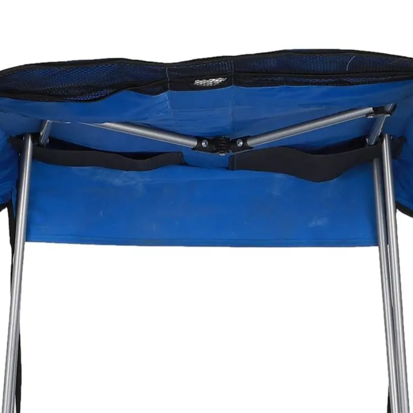 Scaun de camping exterior cu baldachin