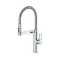 Baterie Bucătărie Argintie, 49 cm, Cu Duș Extractibil și Rotire 360°, VST56