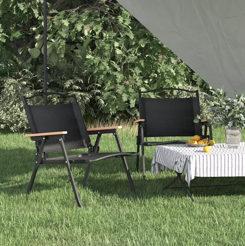 Set 2 Scaun Pliabil de Camping
