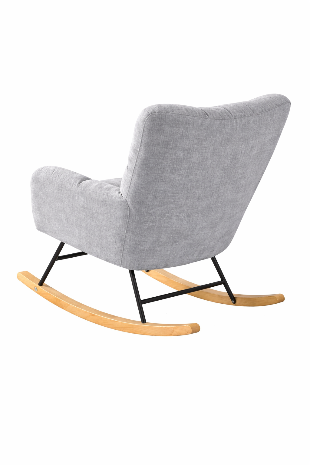 Fotoliu balansoar pentru relaxare cu material catifelat M6