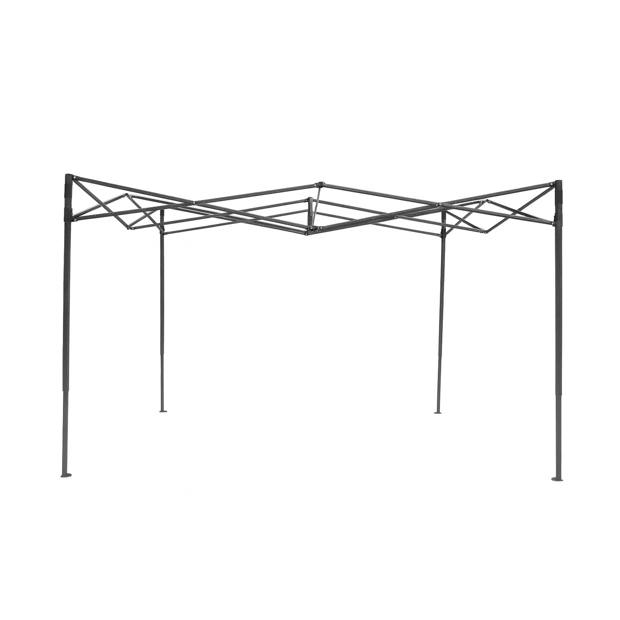 Cort alb Pavilion LEIHMANN  3x3M pliabil, tip acordeon! Cadru din metal