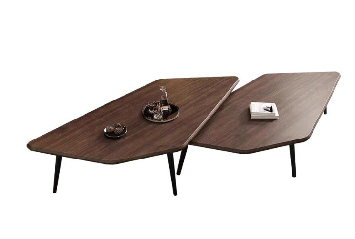 Set 2 mese de cafea LEIHMANN , design scandinav , blat MDF 20mm