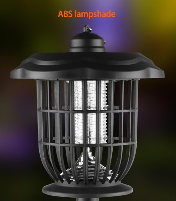 Lampa solara LED si UV, 2 in 1, anti tantari sau decorativa, 52cm inaltime, neagra