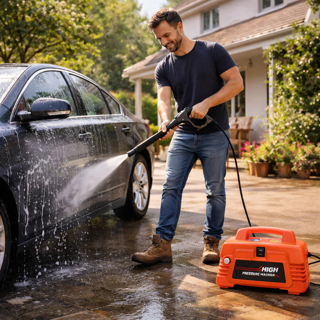 Spălătorie Electrică 1500W, 140 Bar, 6 L/Min – Curățare Auto și Exterior