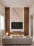 Panou PVC decorativ marmura alb-gri