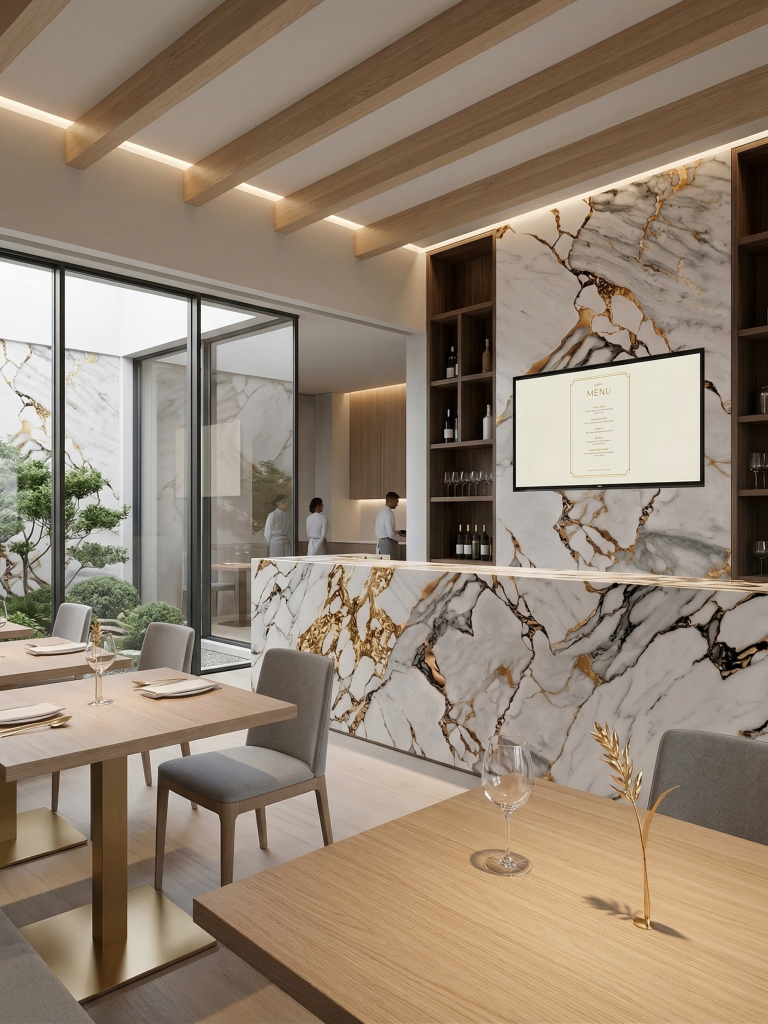 Panou PVC decorativ marmura Auriu,Gri