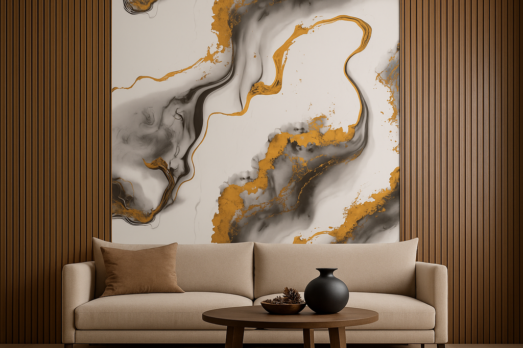 Panou PVC decorativ marmura Coffe