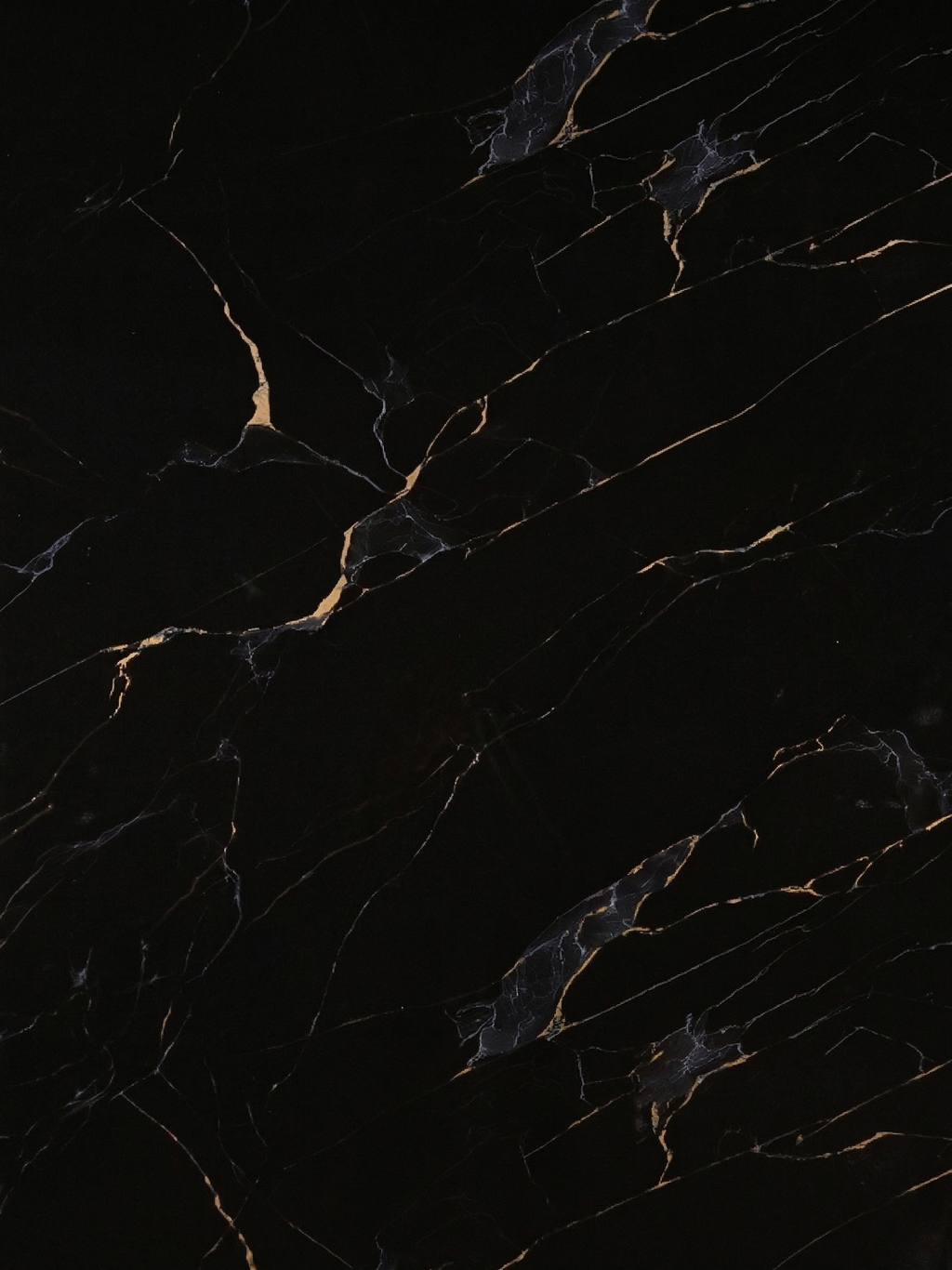 Panou PVC decorativ marmura Negru ALB AURIU
