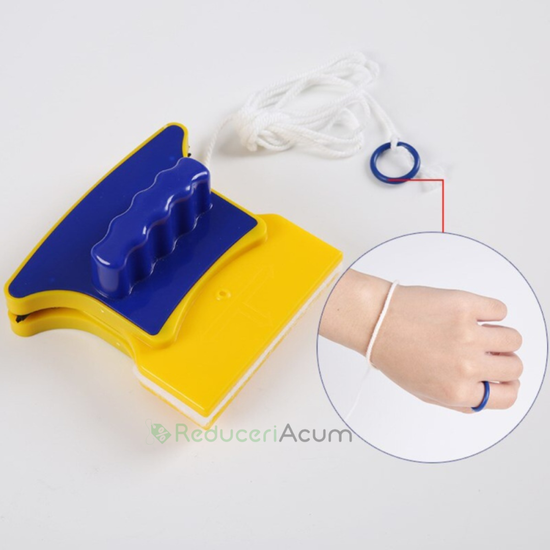 Aparat magnetic pentru curatat geamurile