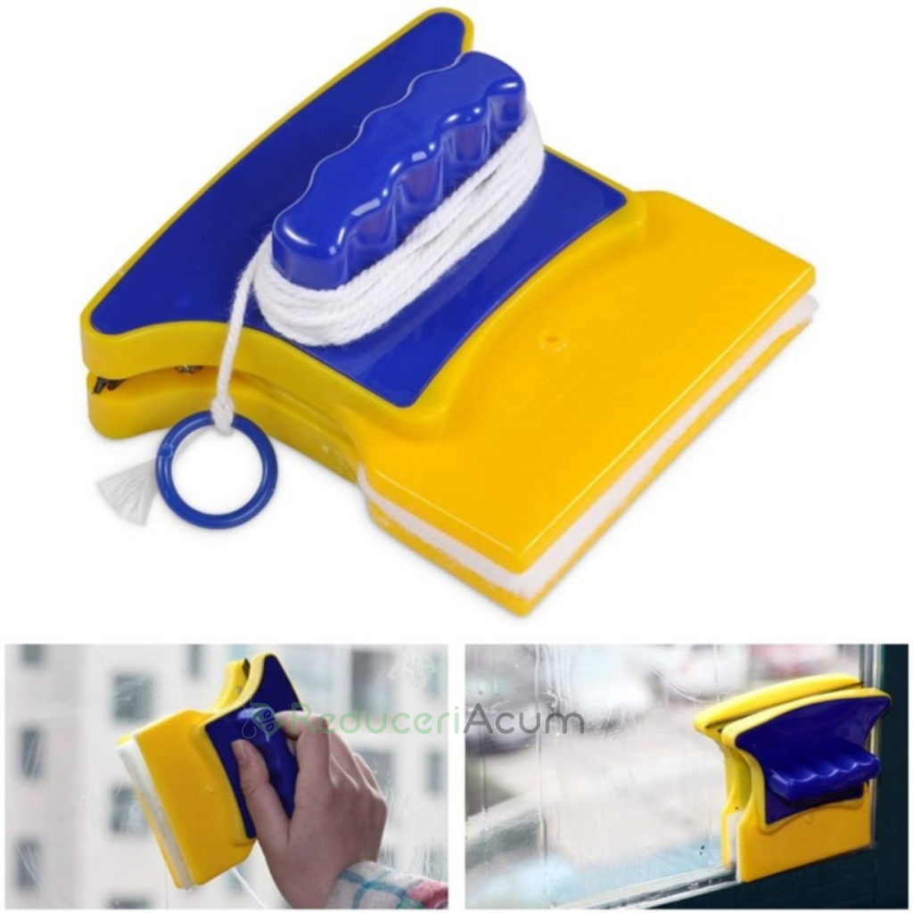 Aparat magnetic pentru curatat geamurile