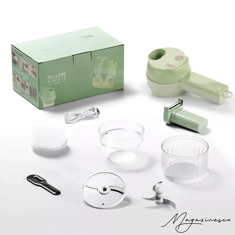 Mini Tocător Electric Multifuncțional Maruntitor Alimente pentru Bucătărie