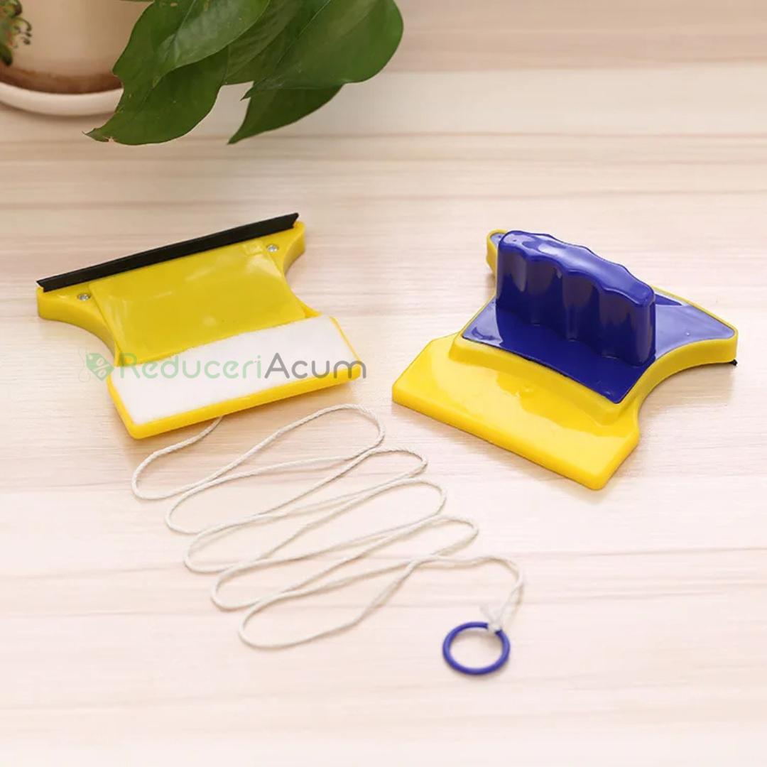 Aparat magnetic pentru curatat geamurile