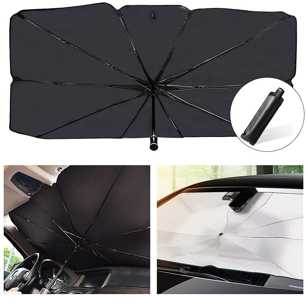 Umbrelă Pliabilă pentru Parbrizul Mașinii – Protecție UV și Interior Răcoros