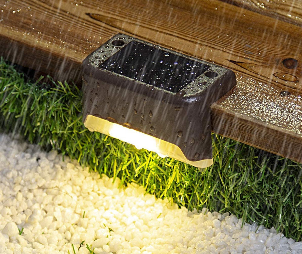 Mini lampa solara, LED, pentru scari