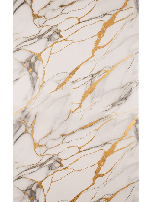 Panou PVC decorativ marmura Alb,Gri,Auriu