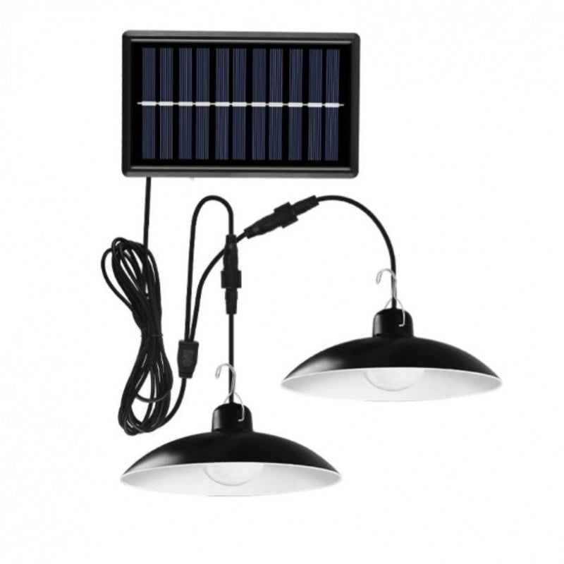 Set 2 Lampi Solare cu abajur si telecomanda