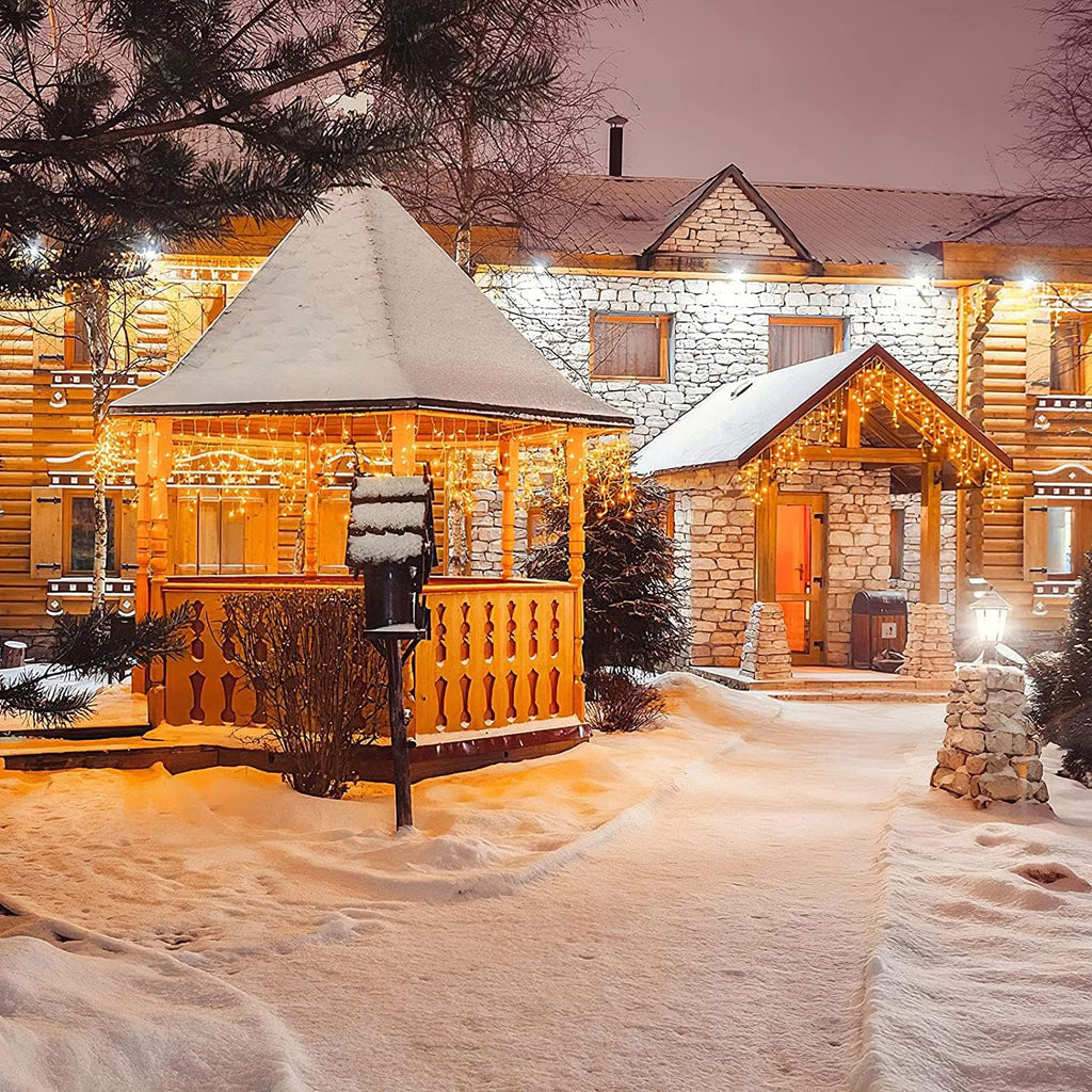 Instalatie franjuri/turturi, LED, de Interior/Exterior, Rezistent la apa si temperaturi