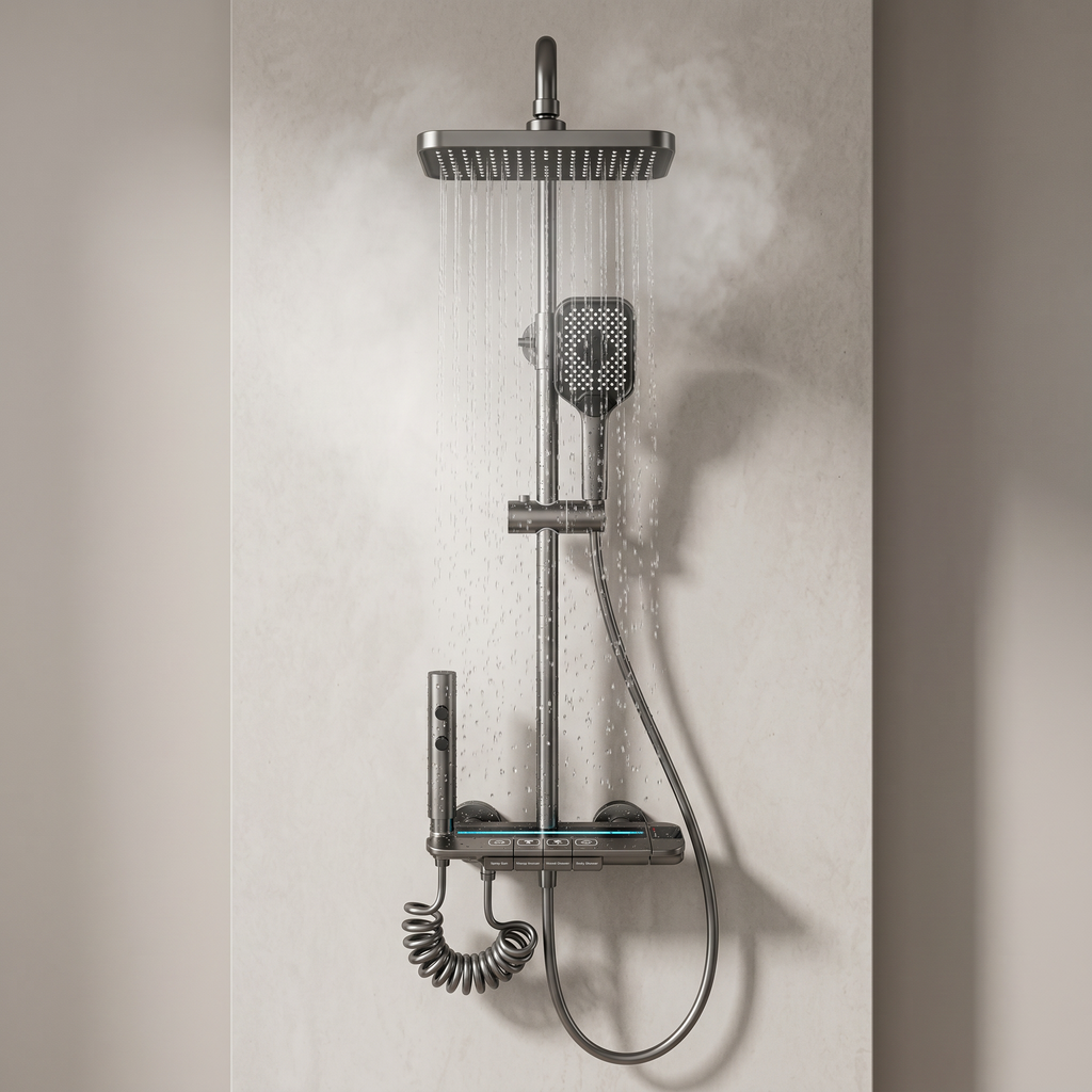 Coloana dus AquaHarmony - Set de Duș Termostatic