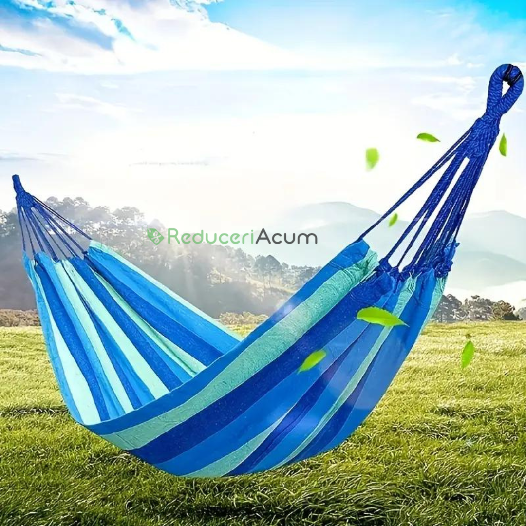1 + 1 GRATUIT ! Hamac relaxant din bumbac asiatic