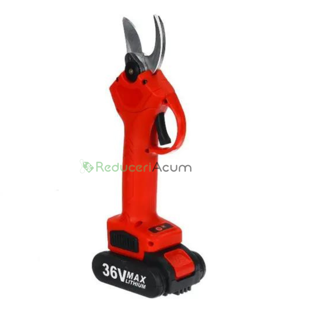 Foarfeca electrica pentru vita de vie si crengi , cu 2 Acumulatori 36V + Set 4 ghem de sfoara 100 gr