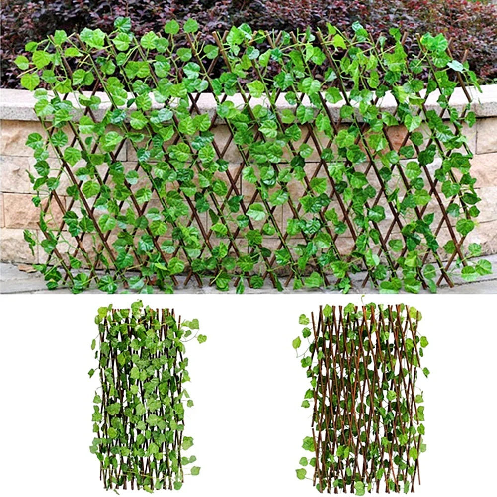 Gard Artificial Extensibil Veșnic Verde – Panou Decorativ pentru Balcon, Terasă sau Gard