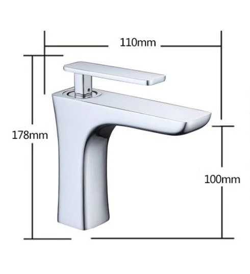 Baterie Baie Argintie cu Detalii Cristal, Design Luxos, 17 cm, VST36