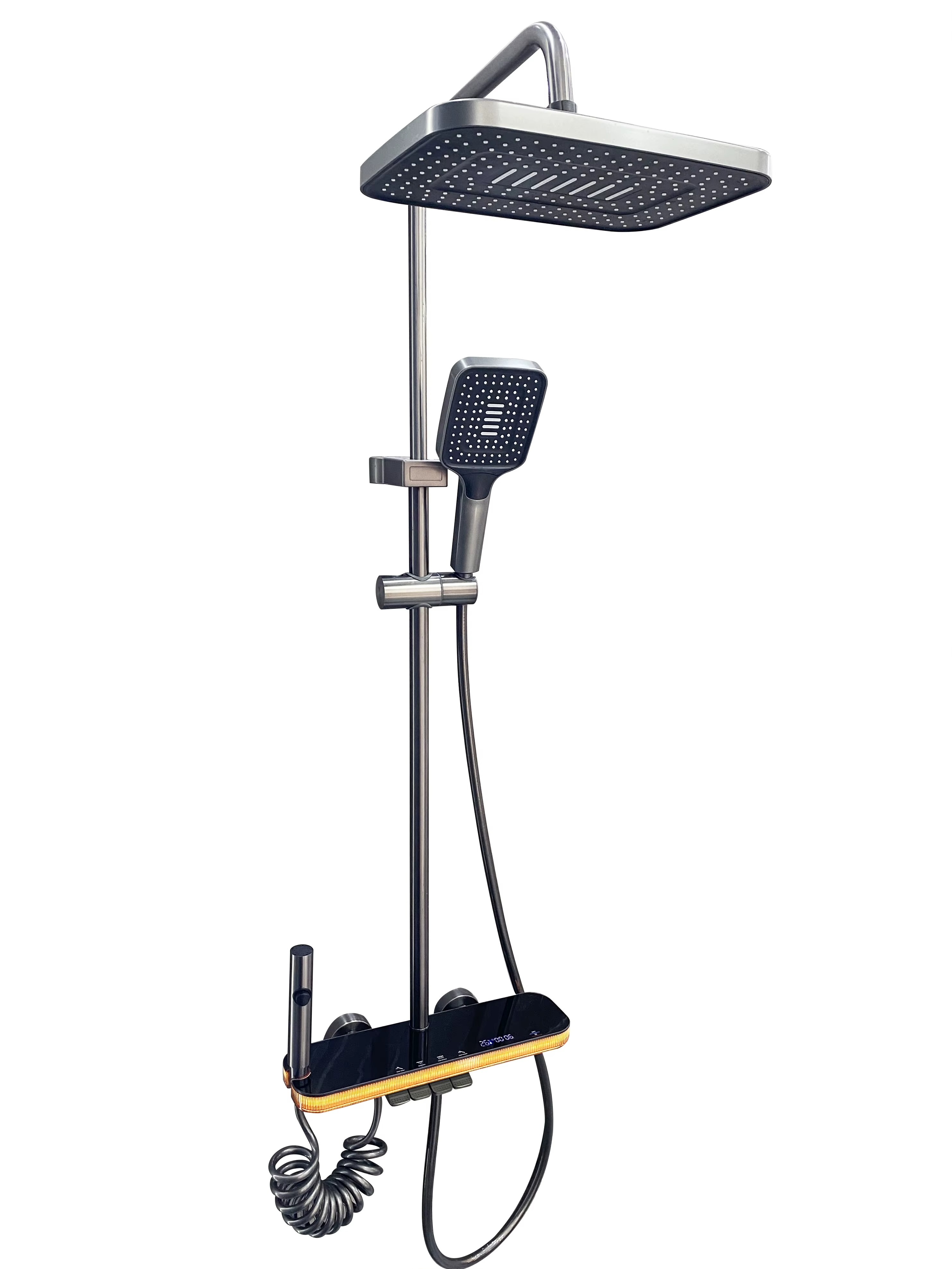 Sistem de duş „Tropic Rain” cu iluminare ambient şi indicator digital de temperatură, MTZ6