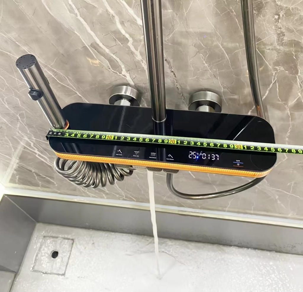 Sistem de duş „Tropic Rain” cu iluminare ambient şi indicator digital de temperatură, MTZ6