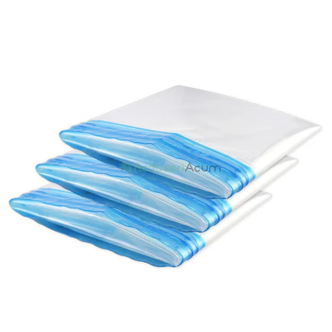 Set 4 saci de vidat haine, 70 x 100 cm