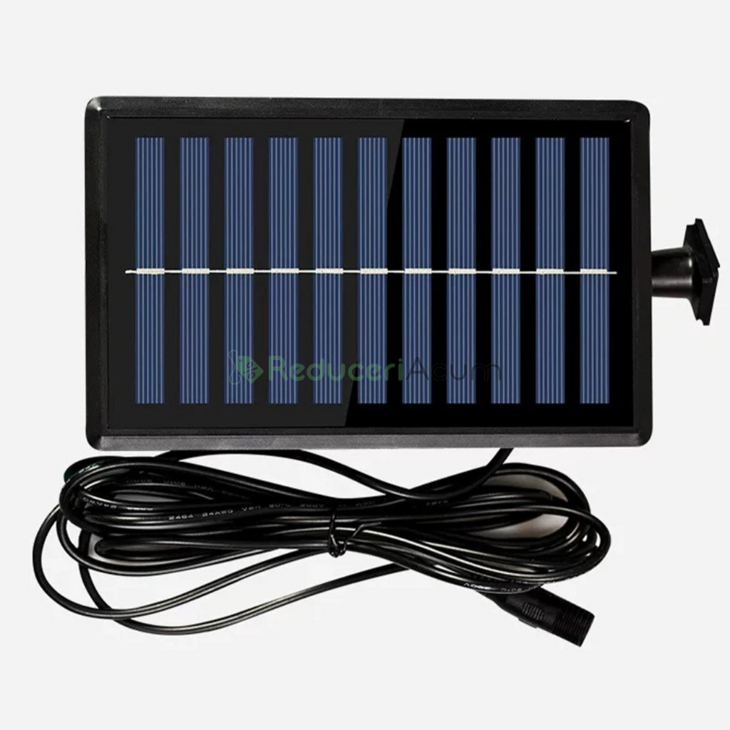 Panou Solar cu 1 Bec LED cu Aplica si Telecomanda