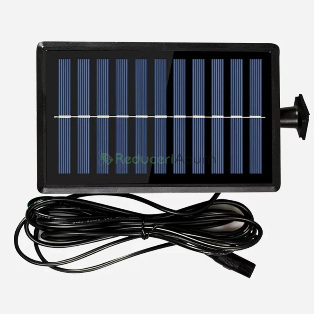 Panou Solar cu 1 Bec LED cu Aplica si Telecomanda