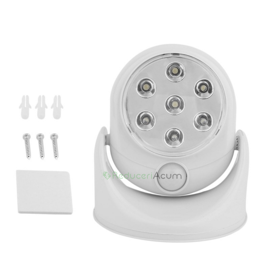 Lampa fara fir cu senzor de miscare 360 de grade