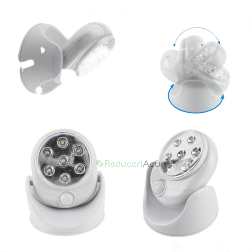 Lampa fara fir cu senzor de miscare 360 de grade