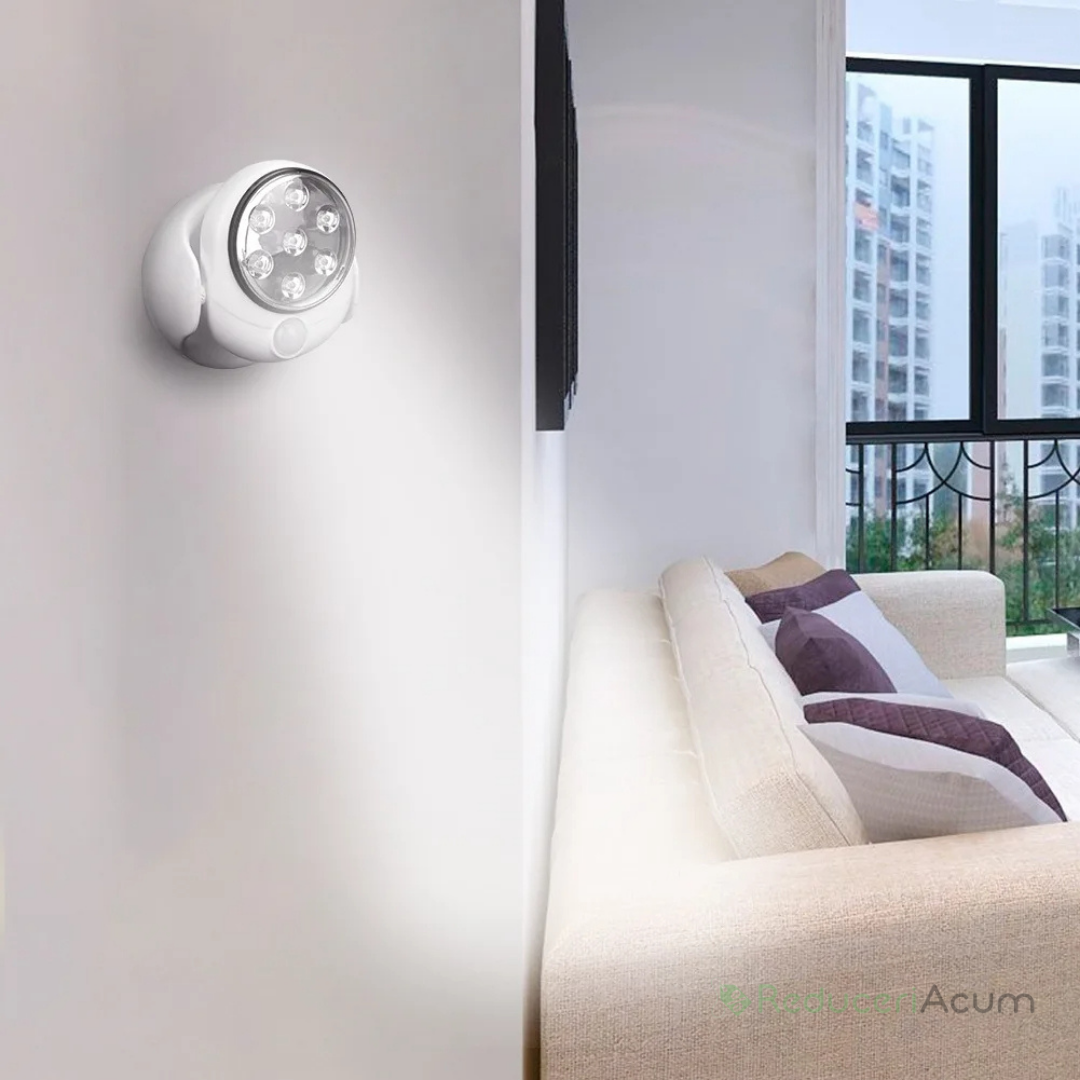 Lampa fara fir cu senzor de miscare 360 de grade