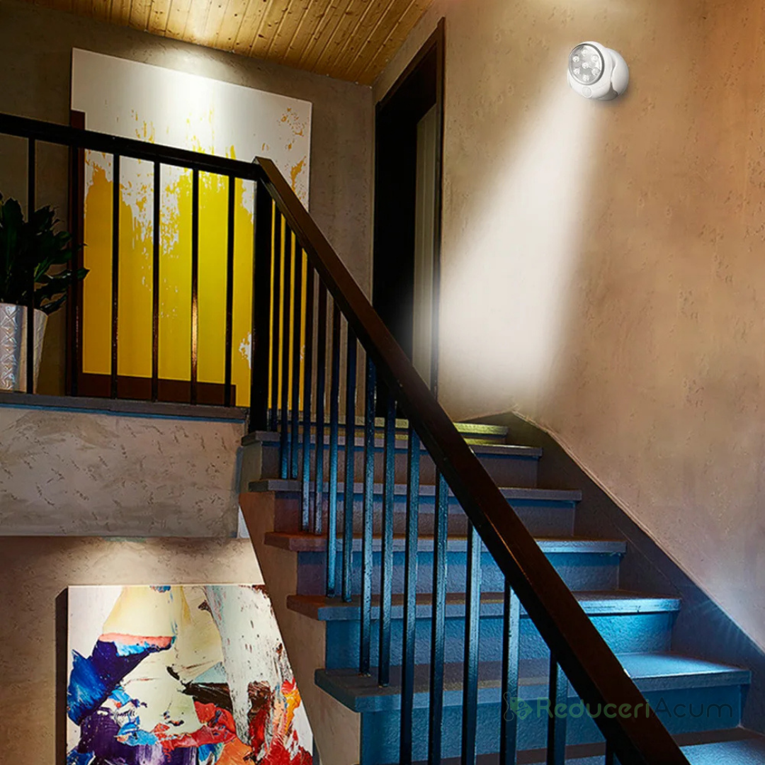 Lampa fara fir cu senzor de miscare 360 de grade