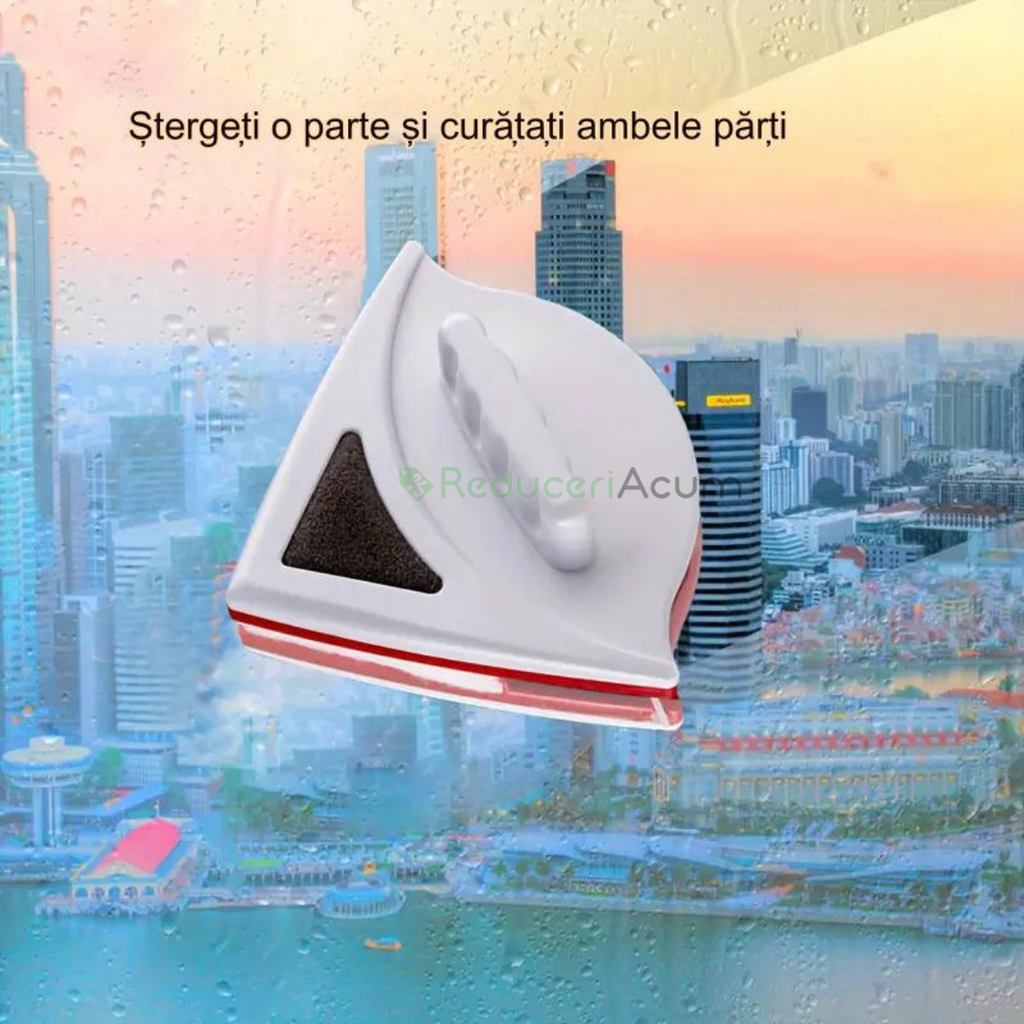Stergator magnetic pentru geamuri 3D