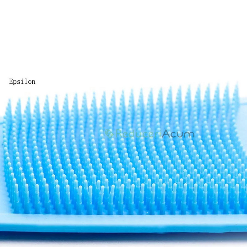 Pachet! Perie de corp pentru dus + Cap de dus cu granule