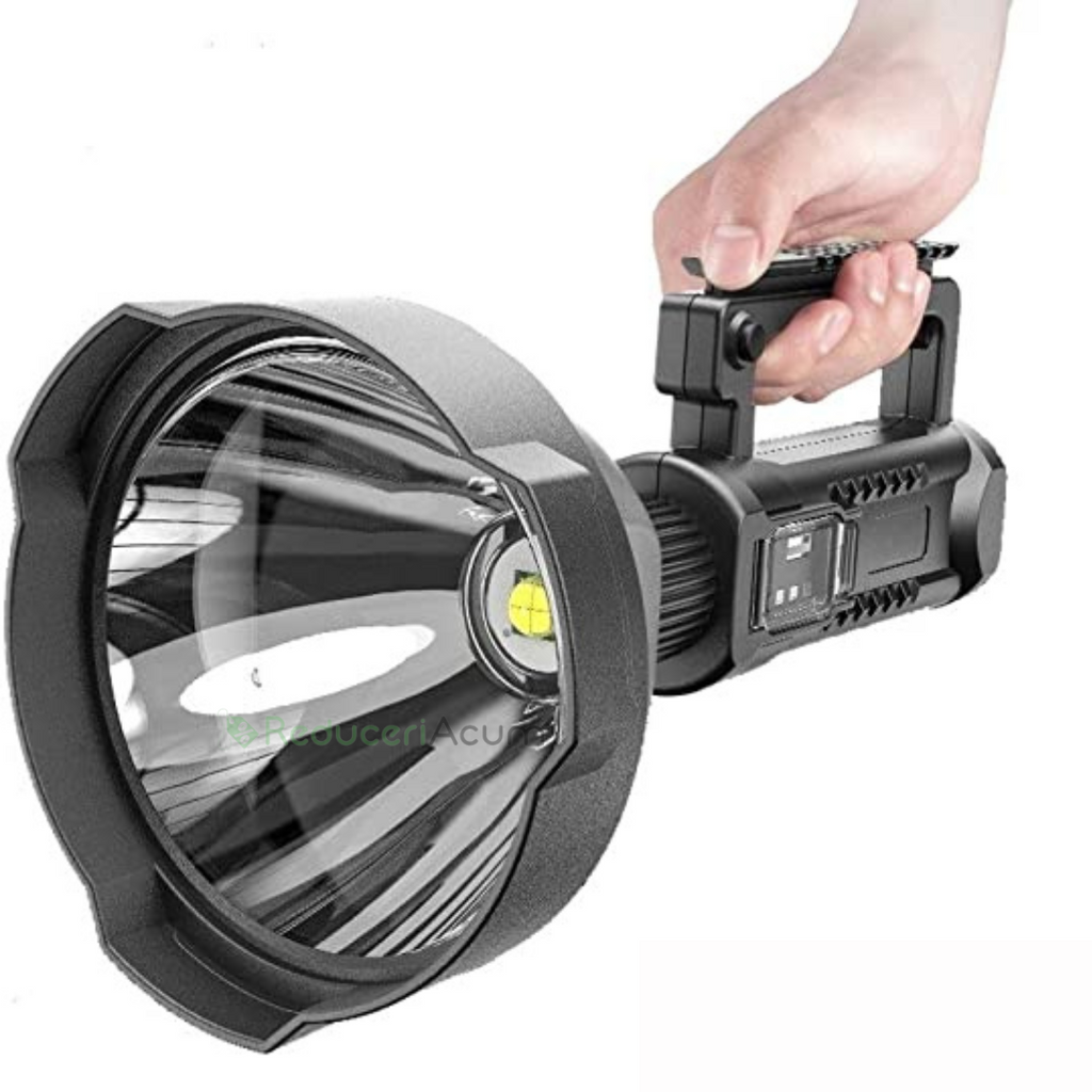 Lanterna de mana 2500 W, trepied, 4 moduri iluminare, Lumina 500 ,M