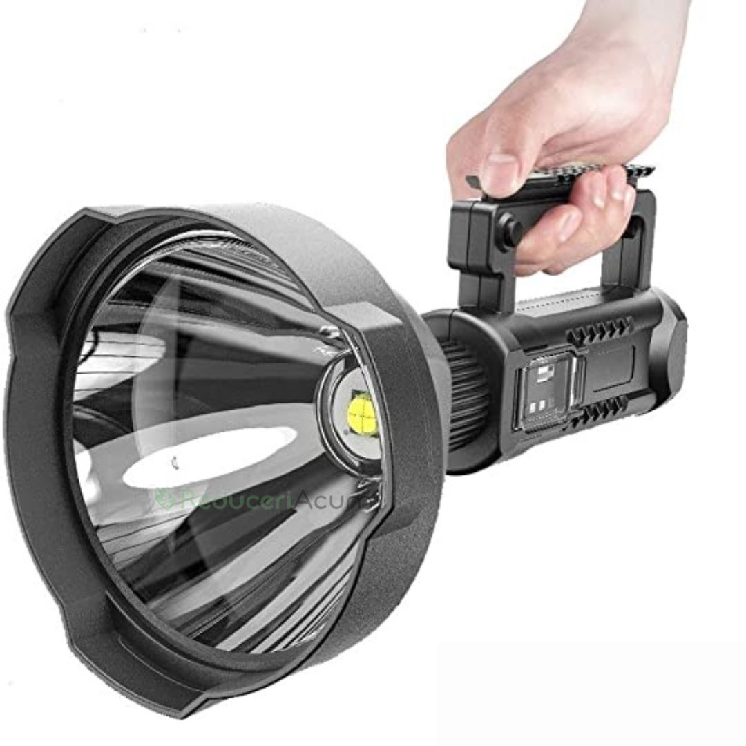 Lanterna de mana 2500 W, trepied, 4 moduri iluminare, Lumina 500 ,M