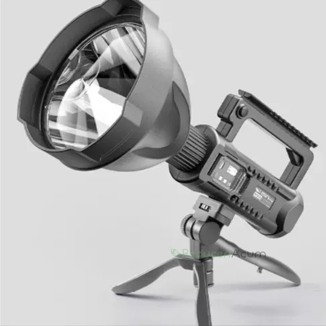Lanterna de mana 2500 W, trepied, 4 moduri iluminare, Lumina 500 ,M