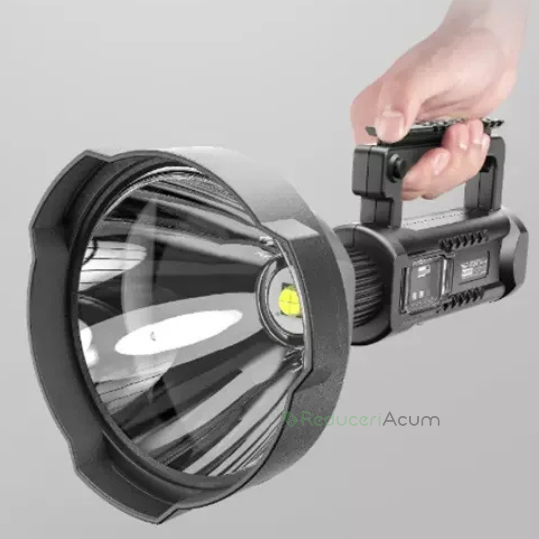 Lanterna de mana 2500 W, trepied, 4 moduri iluminare, Lumina 500 ,M