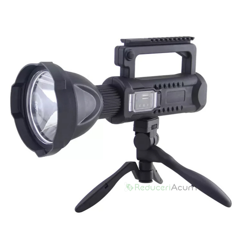 Lanterna de mana 2500 W, trepied, 4 moduri iluminare, Lumina 500 ,M