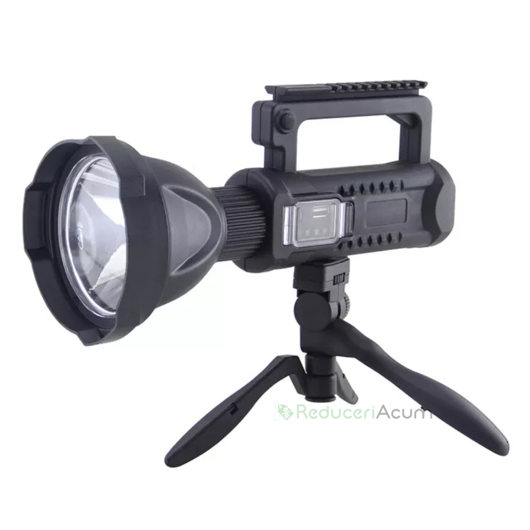 Lanterna de mana 2500 W, trepied, 4 moduri iluminare, Lumina 500 ,M